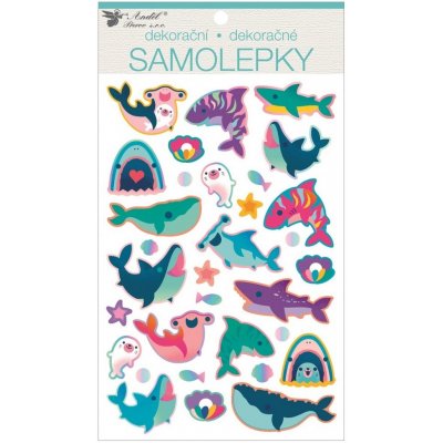 Anděl Samolepky - plastické - moře - 14 x 25 cm - 10427 – Zboží Dáma