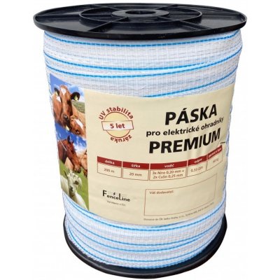 Páska PREMIUM 20 mm CuSn 200 m bílo modré – Hledejceny.cz