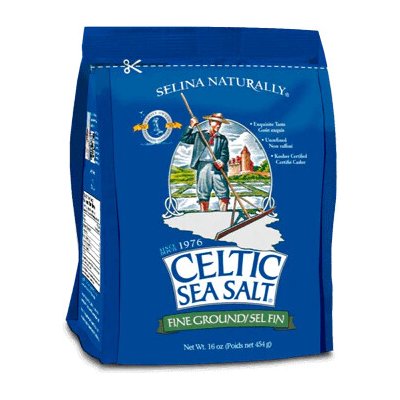 Selina Naturally Celtic Sea Salt, Mořská sůl, Jemně mletá, 454 g – Zboží Dáma