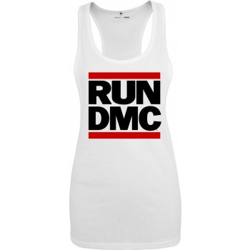 Run DMC tričko Logo Bílá