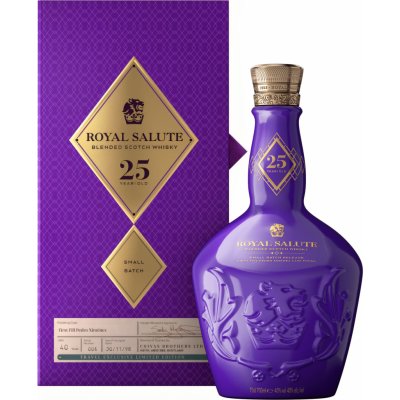 Royal Salute 25y Travel Exclusive Edition 40% 0,7 l (karton) – Hledejceny.cz