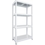 Biedrax Regál 50 x 75 x 180 cm 4 police – Sleviste.cz