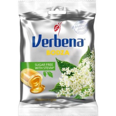 Verbena Light bonbóny Bez + Vitamin C bez cukru 60 g