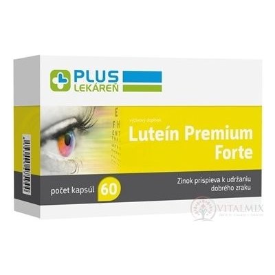 PLUS LÉKÁRNA Lutein Premium Forte 60 kapslí – Zboží Mobilmania