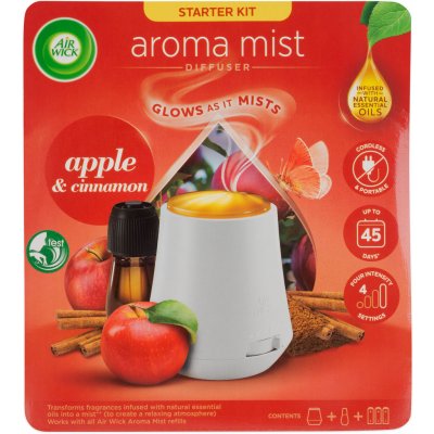 AIR WICK Aroma vaporizér strojek a náplň Skořice a jablko 20 ml – Sleviste.cz