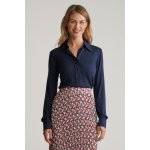 Gant slim jersey shirt modrá – Zboží Dáma