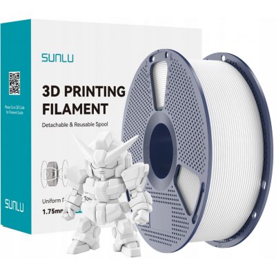 Filament PM PLA+ 1,75mm, 1kg, bílá (1,75 PLA+ 1,75 mm filament white ) – Zboží Živě