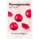 Missha Plátýnková pleťová maska Airy Fit Sheet Mask Pomegranate - 19 g 1 ks – Zboží Dáma