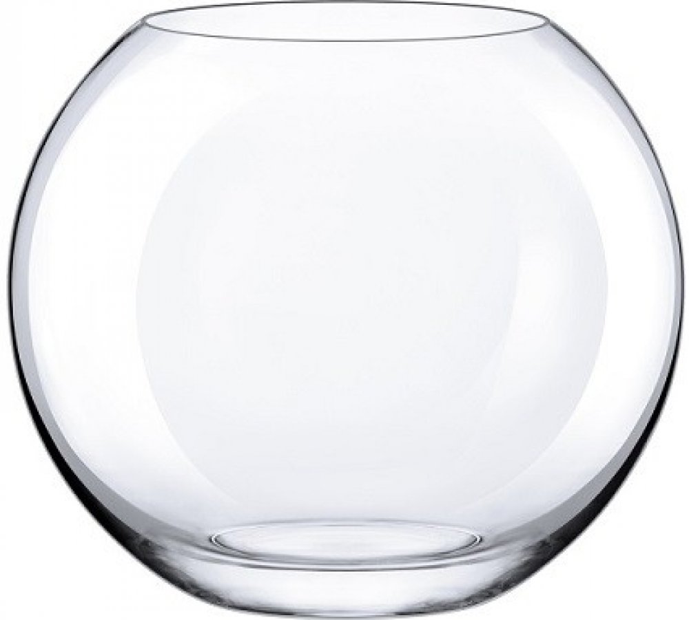 Rona Skleněná váza KOULE 240 mm – Zboží Dáma
