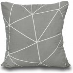 Kvalitex Bavlněný povlak na polštář 40x40 cm GRID šedé – Zboží Dáma