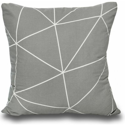 Kvalitex Bavlněný povlak na polštář 40x40 cm GRID šedé – Zboží Dáma