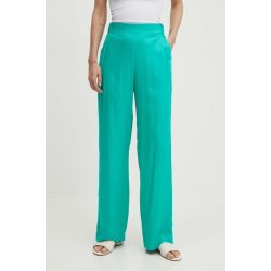 United Colors of Benetton dámské kalhoty zelená široké high waist 4XBQDF06Z