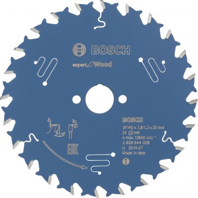 Bosch Pilový kotouč Expert for Wood 140 x 20 x 1,8 mm, 24 – Hledejceny.cz