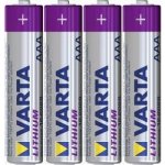 Varta Professional Lithium AAA 4ks 6103301404 – Sleviste.cz