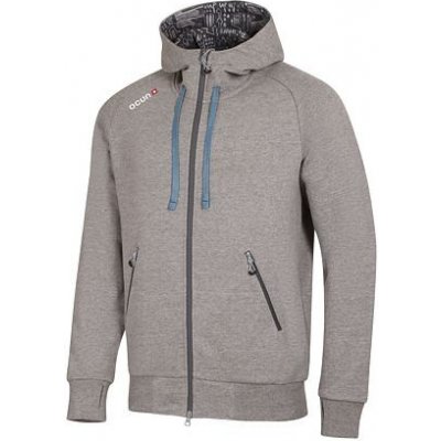 Ocun Hoodie Zipper grey paloma/excalibur – Hledejceny.cz