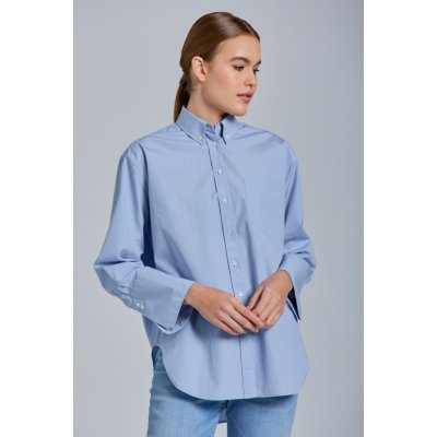 Gant D1. RELAXED WIDE CUFF SHIRT modrá – Zboží Mobilmania