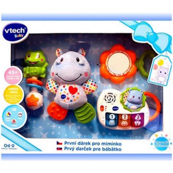 Vtech První dárek pro miminko CZ modrý