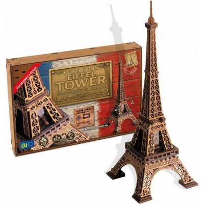 WOODEN CITY 3D dřevěné puzzle Escape puzzle box: Eiffelova věž 202 ks – Hledejceny.cz