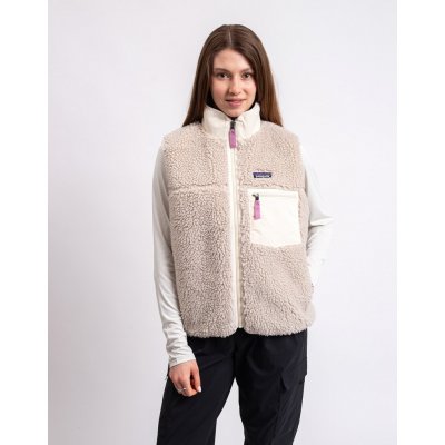 Patagonia W's Classic Retro-X Vest Natural w/Light Violet – Sleviste.cz