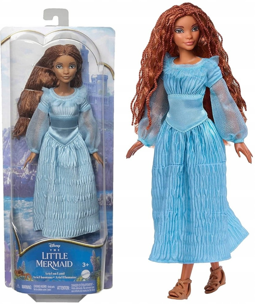 Mattel Disney Malá mořská víla Ariel v modrých š