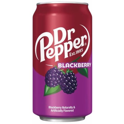 Dr Pepper sycený nápoj s příchutí ostružiny 355 ml – Zboží Dáma