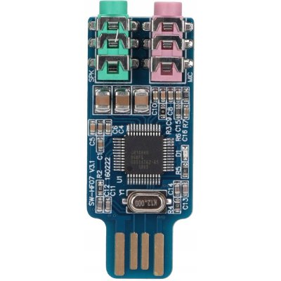 USB Zvuková Karta CM108 Adaptér Zvuku – Hledejceny.cz