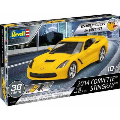 Revell EasyClick auto 07449 2014 Corvette Stingray 1:25 – Hledejceny.cz