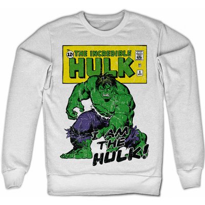 The Hulk mikina I Am The Hulk Sweatshirt White – Zboží Mobilmania