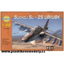 Model Směr plastikový model letadla ke slepení Suchoj SU-25 UB-UBK slepovací stavebnice letadlo 1:48