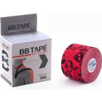 BB Tape červená s lebkami 5 cm x 5 m – Zboží Dáma