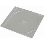Box na 1ks CD, 5,2mm slim, průhledný, průhledný tray, tenký (200) – Zboží Živě