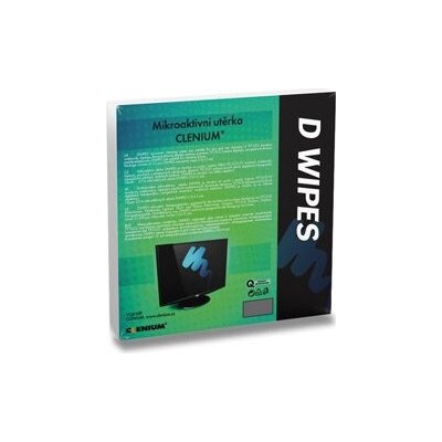 Clenium D-Wipes mikroaktivní utěrky na monitory 15 × 17 cm, 25 + 3 ks – Zboží Mobilmania