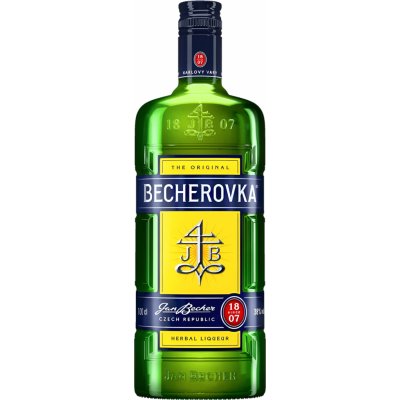 Becherovka 38% 1 l (holá láhev) – Zboží Mobilmania