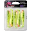 Návnada a nástraha Fox Rage Ultra UV Zander Pro Shad Single Colour Packs 12cm Lemonti 5ks