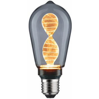 Paulmann 28886 Helix Inner Glow, kouřová dekorativní žárovka E27 LED 3,5W 1800K, 6,4cm – Hledejceny.cz
