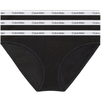 Calvin Klein 3 PACK dámské kalhotky Bikini QD5207EUB1