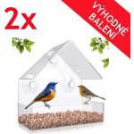Deminas krmítko pro ptáky na okno a balkon DVOJBALENÍ – Zboží Dáma