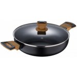 Bergner Pánev s nepřilnavým povrchem a poklicí 28 cm Earth Black BG-32038-BK – Zboží Mobilmania