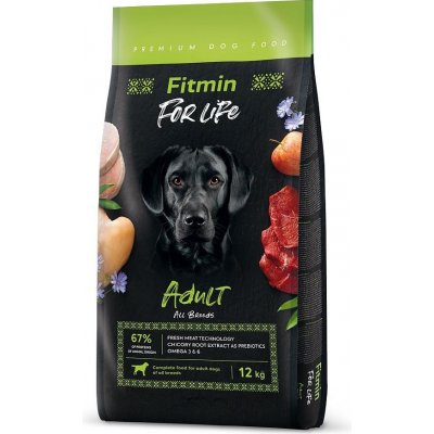 Fitmin For Life Adult drůbeží vepřové a hovězí 12 kg + PŘEKVAPENÍ ZDARMA !!!!