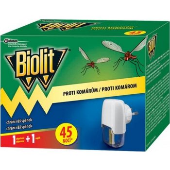 Biolit Proti komárům elektrický odpařovač s tekutou náplní 45 nocí strojek + náplň 27 ml