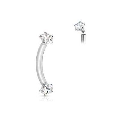 Šperky4U piercing do obočí hvězdičky OB0011-ST – Sleviste.cz