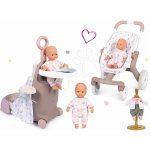 Smoby pečovatelský kufřík sportovní kočárek pro panenku Baby Nurse a panenka s šaty Baby Nurse 220316-8 – Zboží Mobilmania