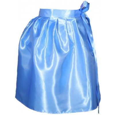Saténová zavinovací sukně Victorie modrá