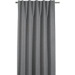 Zatemňovací závěs s řasící páskou Blackout Elegance šedý 245 x 140 cm – Hledejceny.cz