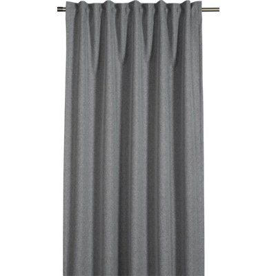 Zatemňovací závěs s řasící páskou Blackout Elegance šedý 245 x 140 cm – Hledejceny.cz