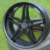 Alu kolo, lité kolo Racing Line 58,5 8x18 5x108 ET40 black matt