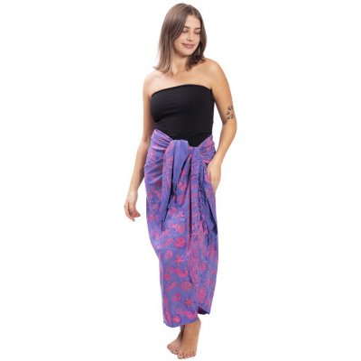 Sarong BALI BATIK fialový I. – Zboží Mobilmania