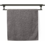 Veba Ručník JUVEL 3D vlny tmavá šedá 30 x 50 cm – Hledejceny.cz