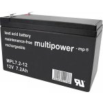 MULTIPOWER Pb 12V 7,2Ah – Zboží Živě