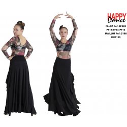 Sukně Happy Dance Flamenco EF383 černá
